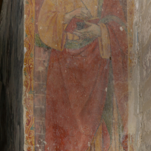 Affresco "San Giovanni Evangelista" - Scuola Vissana - Abbazia di Piobbico Sarnano - Foto di Stefano Ciocchetti Affresco "San Giovanni Evangelista" - Scuola Vissana - Abbazia di Piobbico Sarnano - Foto di Stefano Ciocchetti